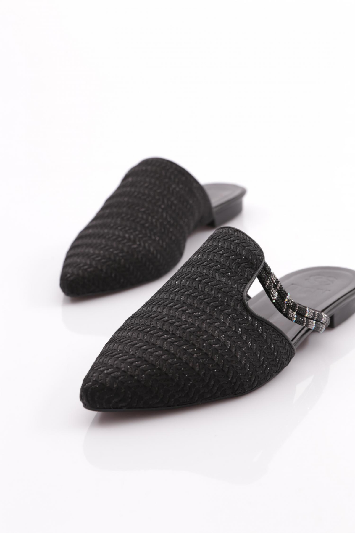 Pm386-K573 Kadin Taş Süslemeli Terlik - Görsel 5