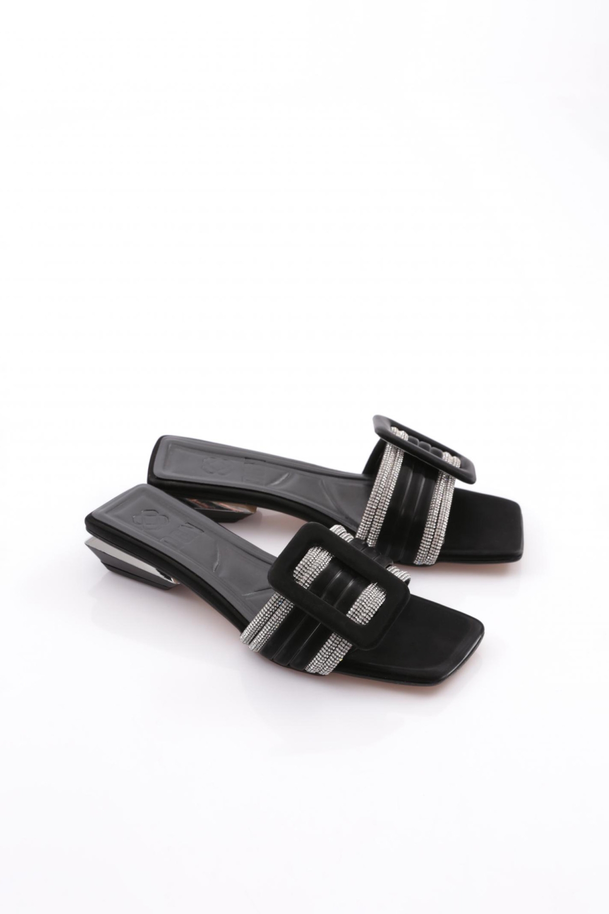 Pm161-K67 Kadin Taş Süslemeli Terlik - Görsel 3