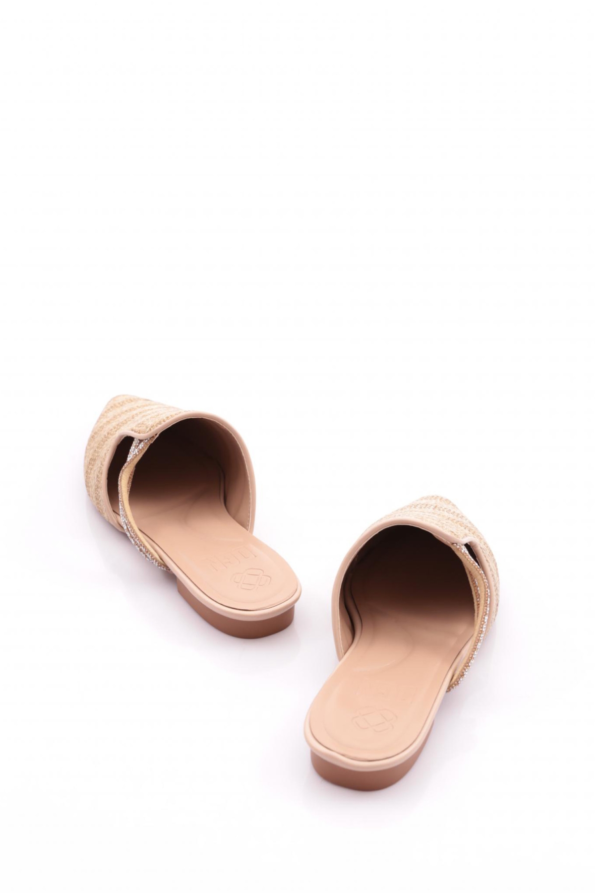 Pm386-K566 Kadin Taş Süslemeli Terlik - Görsel 4