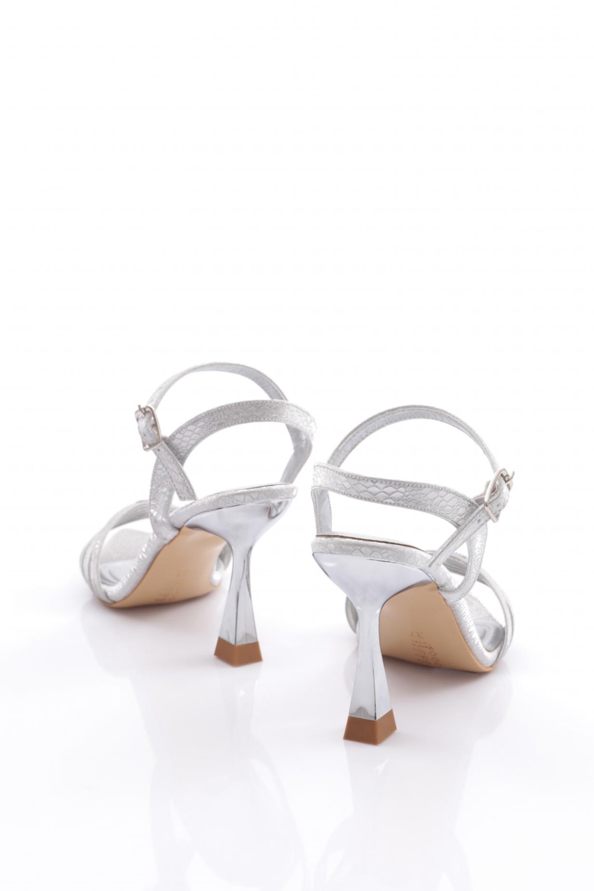 Pm161-K107-2 Kadin Bilekten Bağlama Topuklu Ayakkabi - Görsel 4