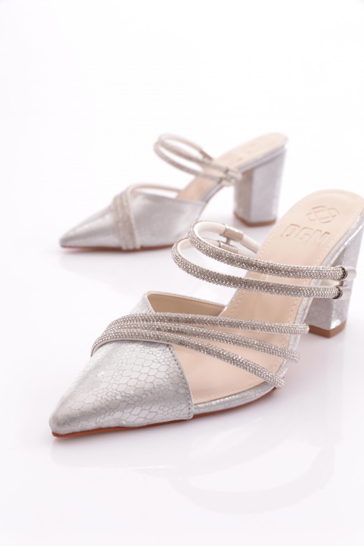 Pm309-K305 Kadin Bilekten Geçirmeli Topuklu Abiye Ayakakbi - Görsel 5