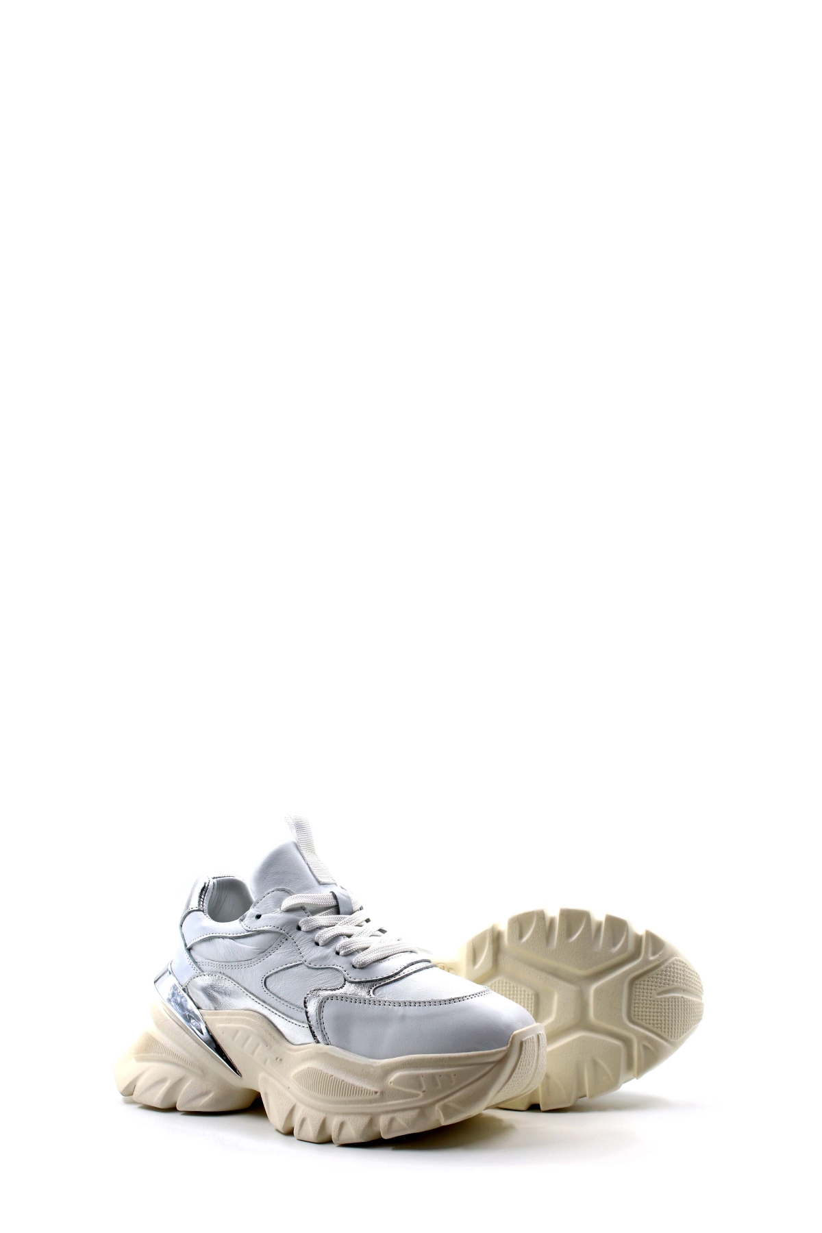 Hakiki Deri Kadın Casual Ayakkabı 167ZAA4-5 - Görsel 4