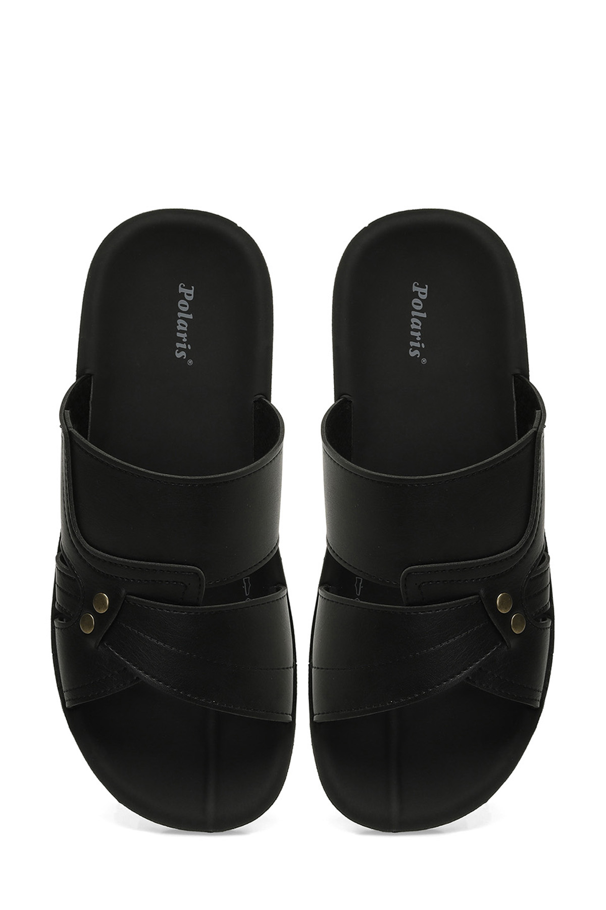 608015.M4PR Siyah Erkek Terlik - Görsel 5