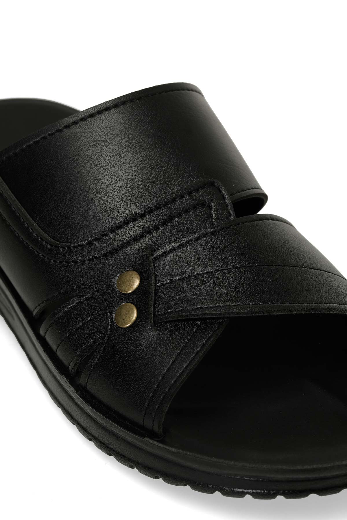 608015.M4PR Siyah Erkek Terlik - Görsel 8