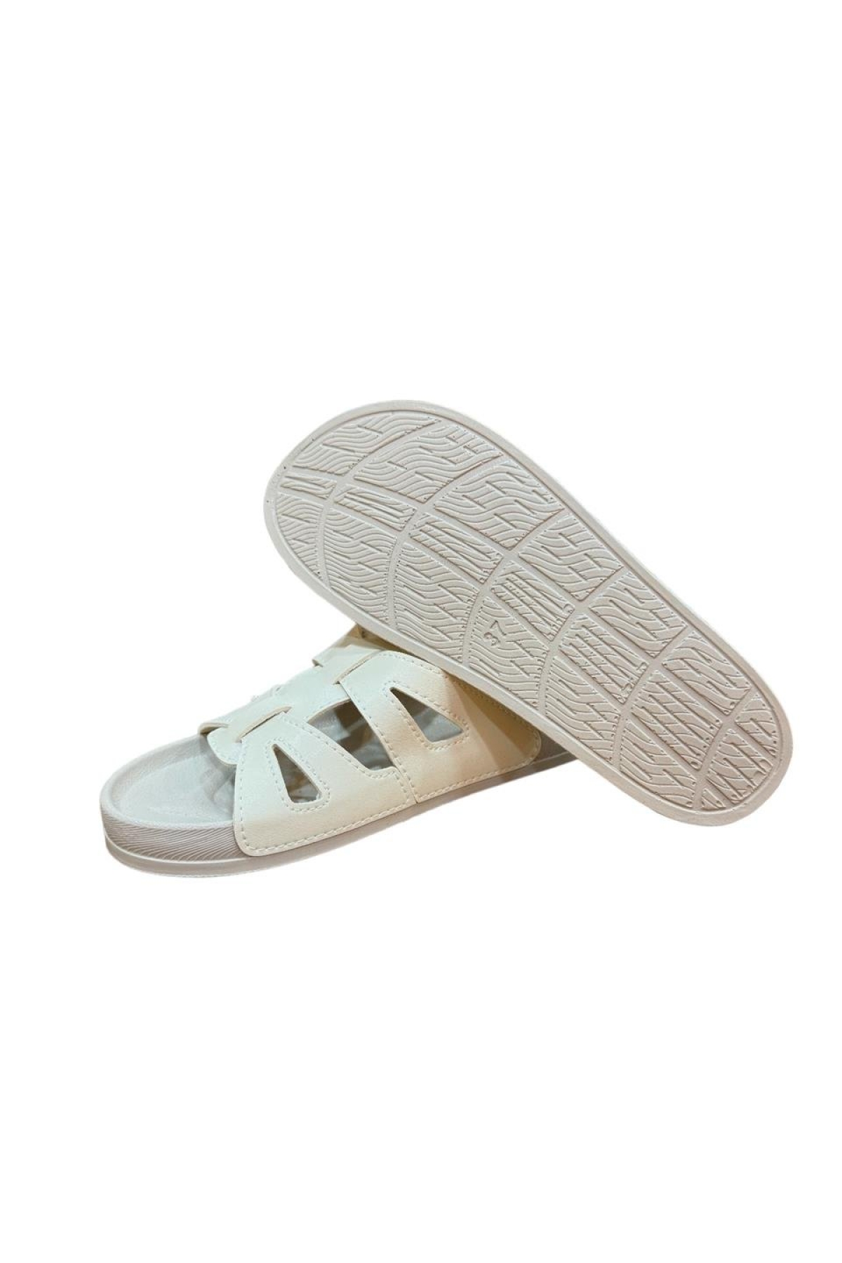 Anatomik Taban Rahat Trend Kadın Terlik BEJ - Görsel 4