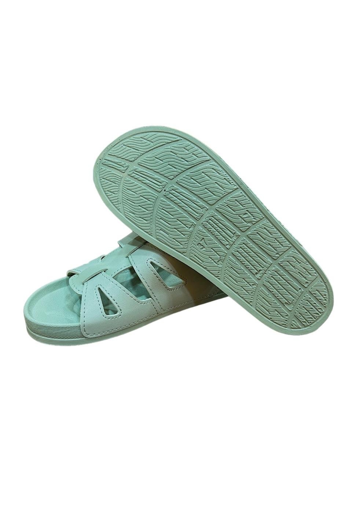 Anatomik Taban Rahat Trend Kadın Terlik YEŞİL - Görsel 6