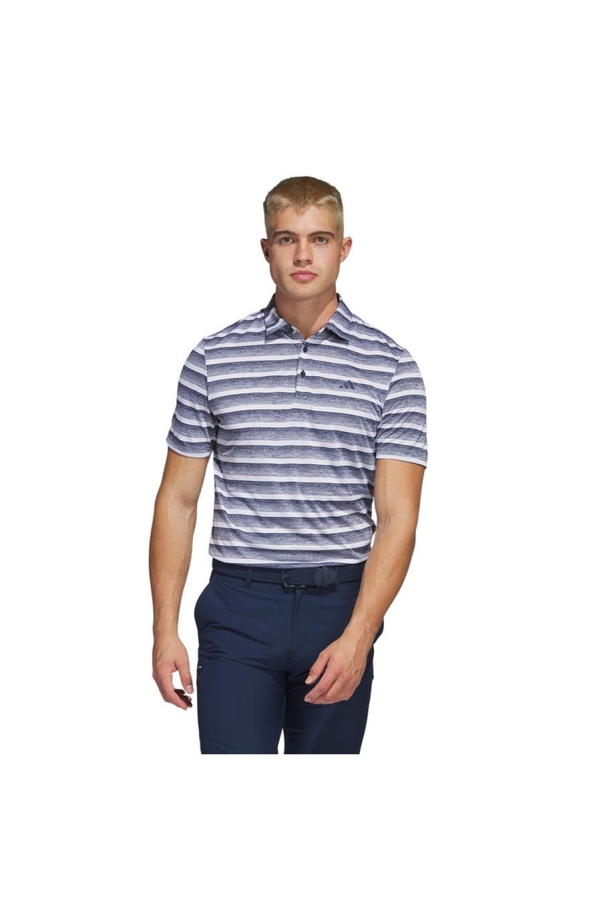 2 CLR STRIPE LC Unisex  Polo T-shirt HS7579