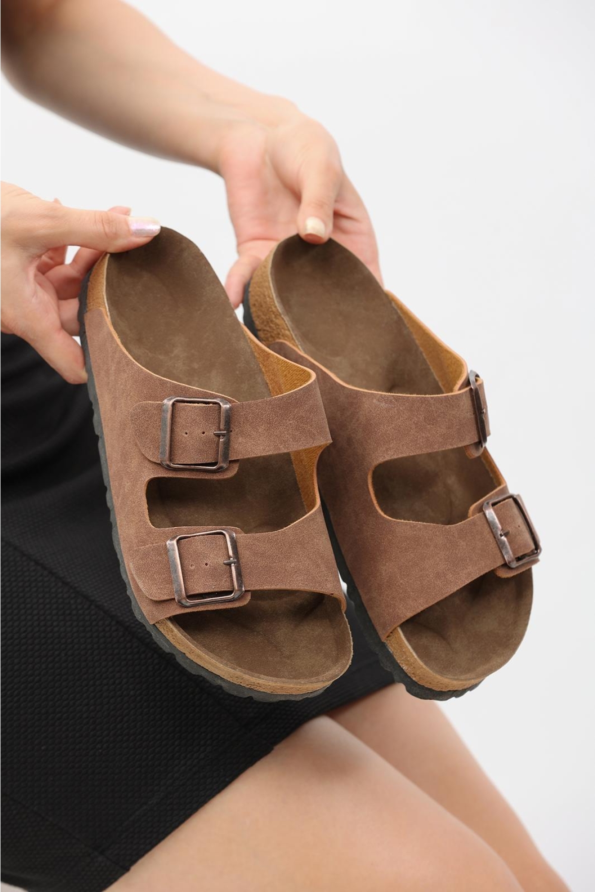 Yeni Sezon Kaliteli Ortopedik Terlik Çift Tokalı - Görsel 3