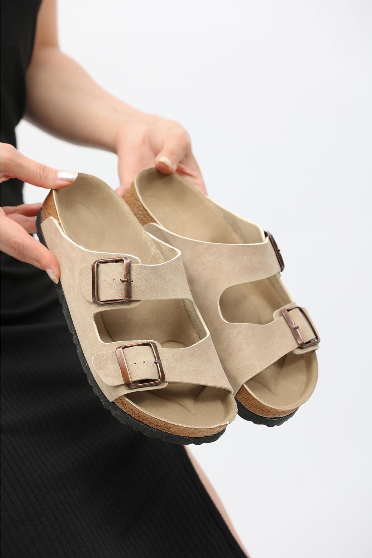 Yeni Sezon Kaliteli Ortopedik Terlik Çift Tokalı - Görsel 5