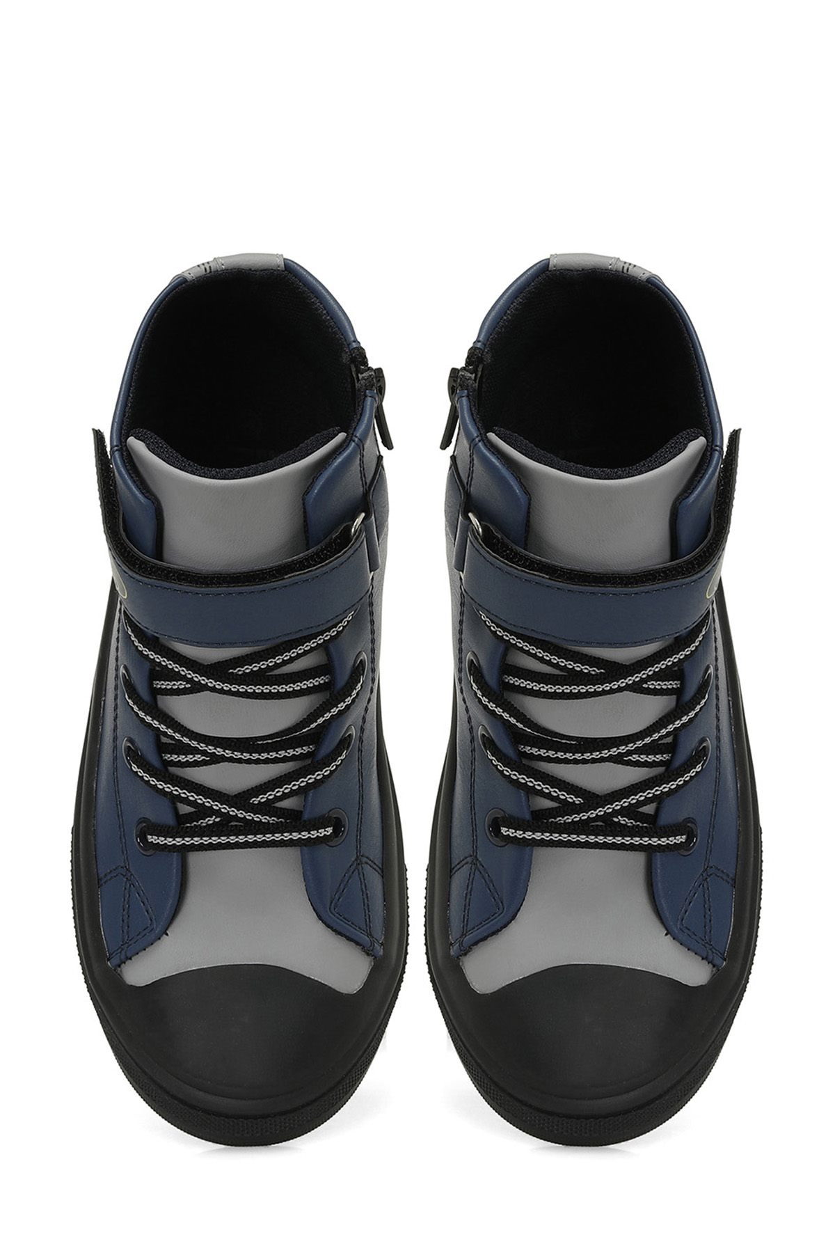 ANZE.F4PR Lacivert Erkek Çocuk High Sneaker - Görsel 5