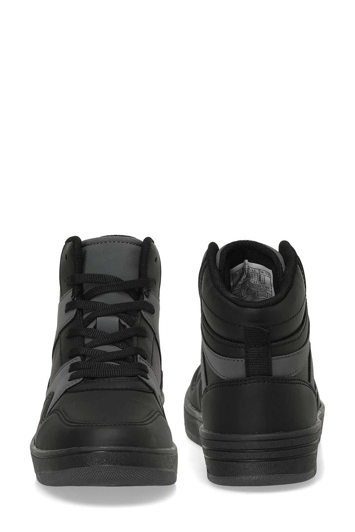 ASSONI G 4PR Siyah Erkek Çocuk High Sneaker - Görsel 6