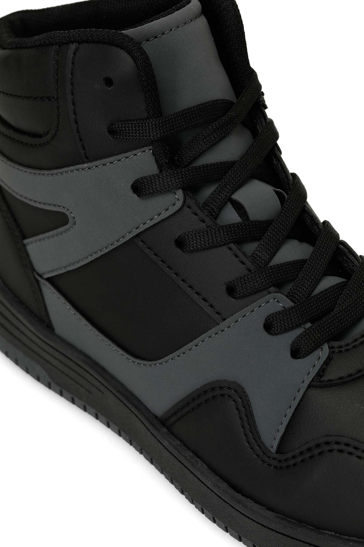 ASSONI G 4PR Siyah Erkek Çocuk High Sneaker - Görsel 8