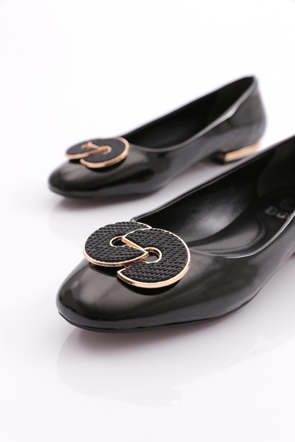 1830 Kadin Yuvarlak Tokali Babet - Görsel 5