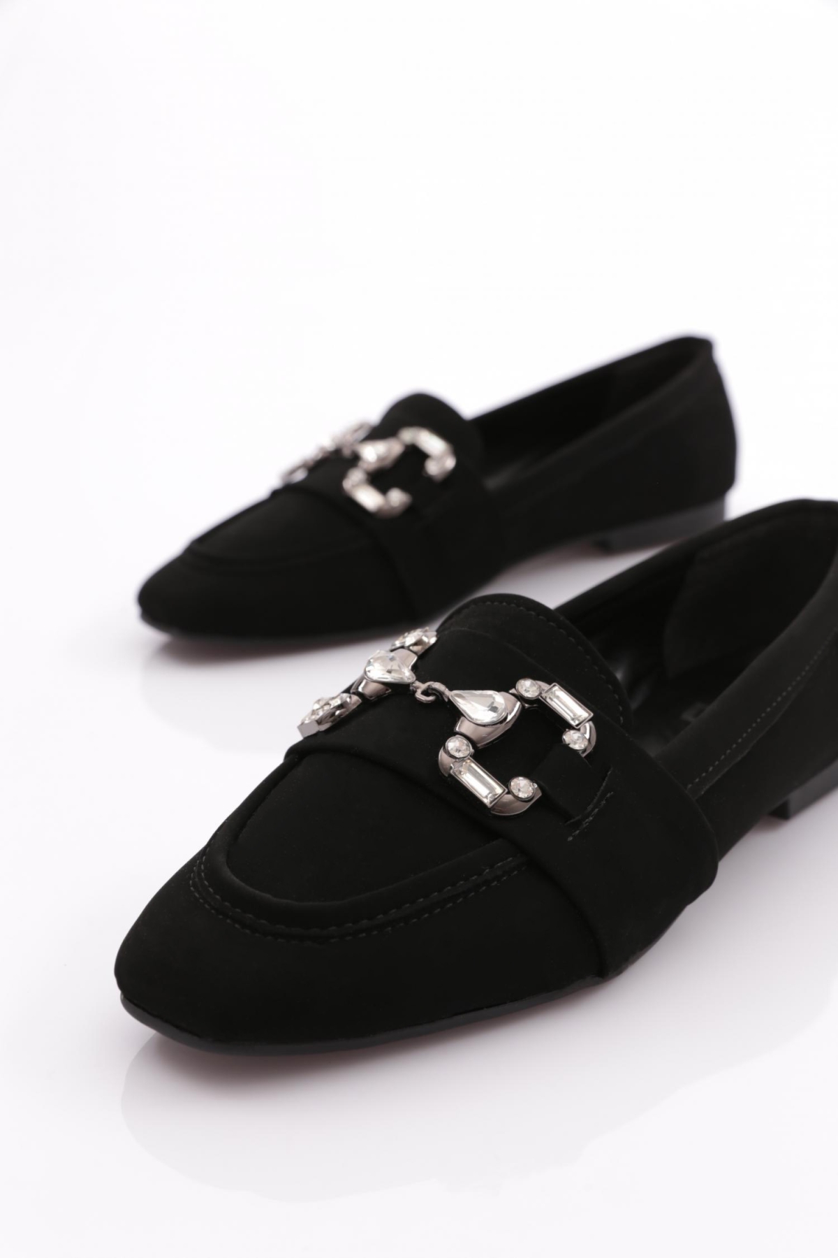 5004-23Y Kadin Kristal Tokali Loafer - Görsel 5