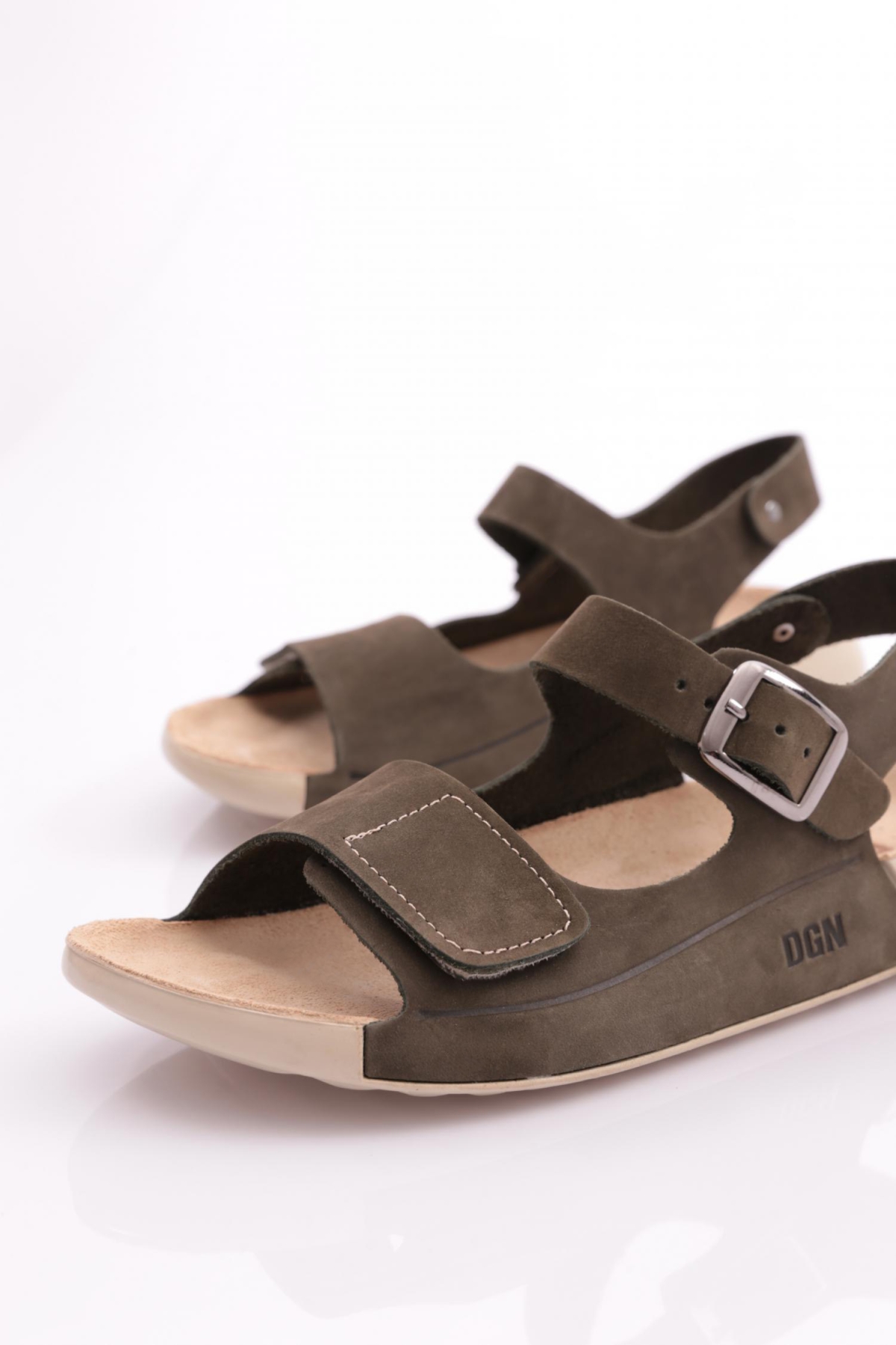 P28 Kadin Çift Bantli Sandalet - Görsel 5