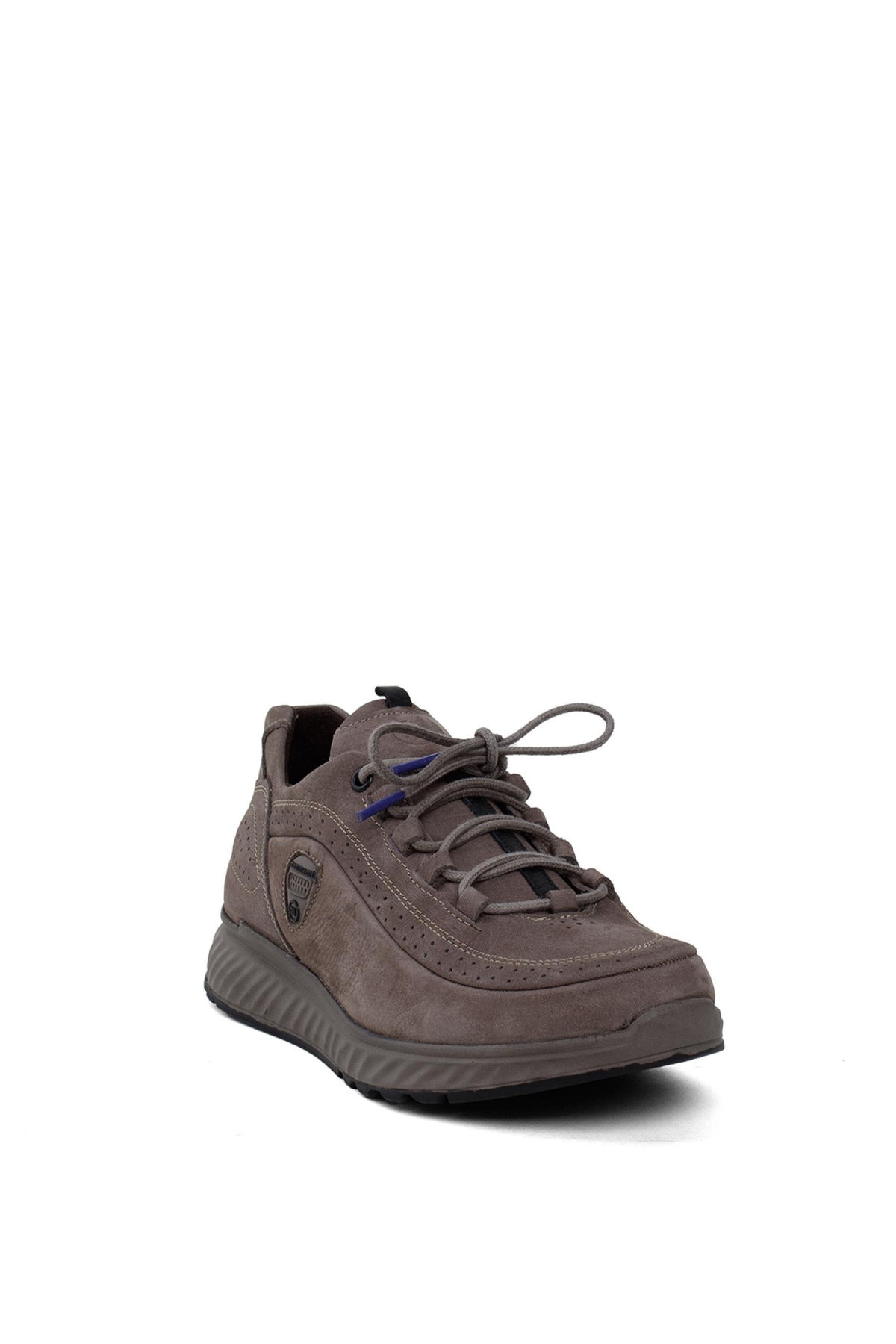 D24KA-3630 Kadın Nubuk Hakiki Deri Casual Ayakkabı Vizon - Görsel 3