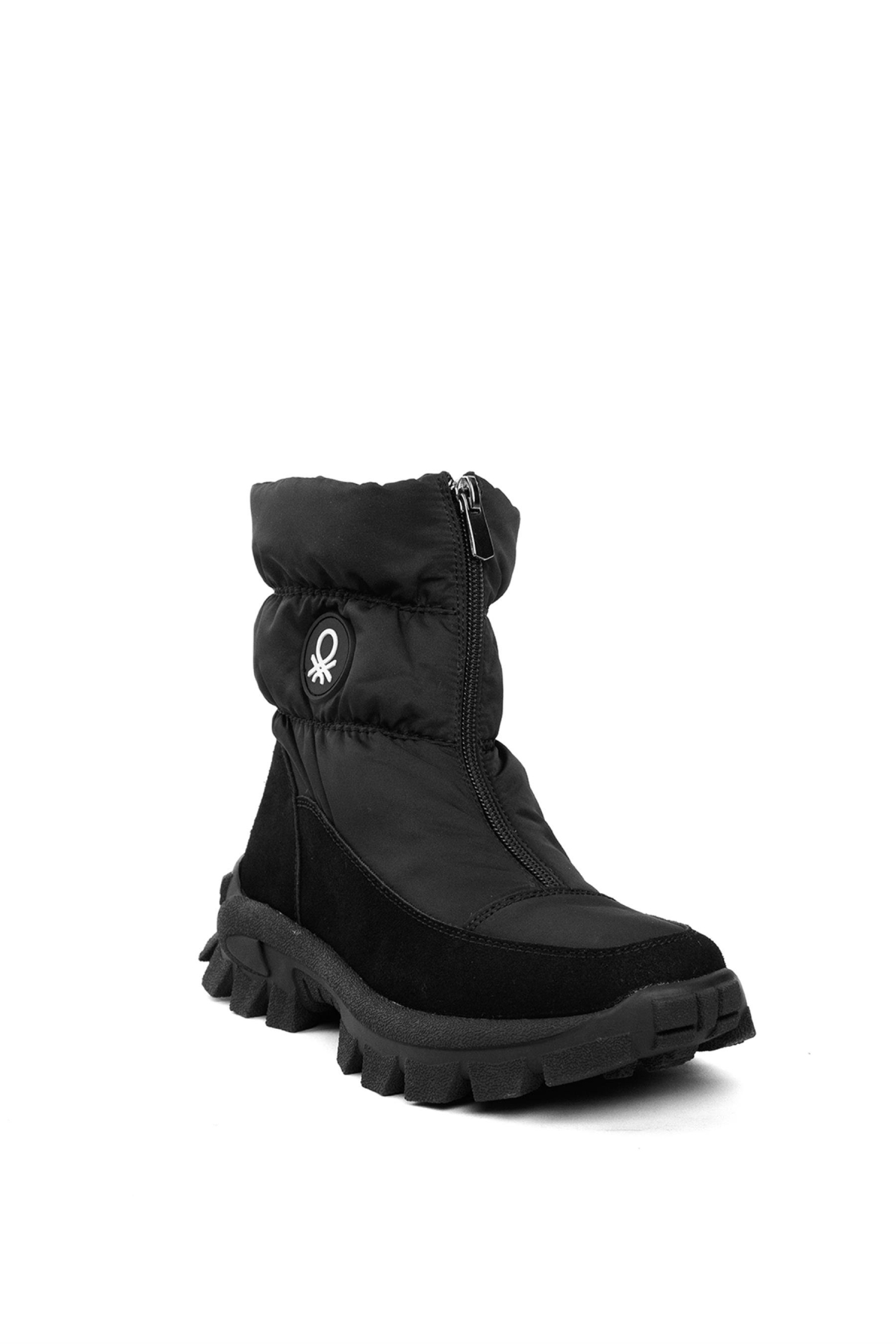 BN-50107 Kadın Düz Bot Siyah - Görsel 3