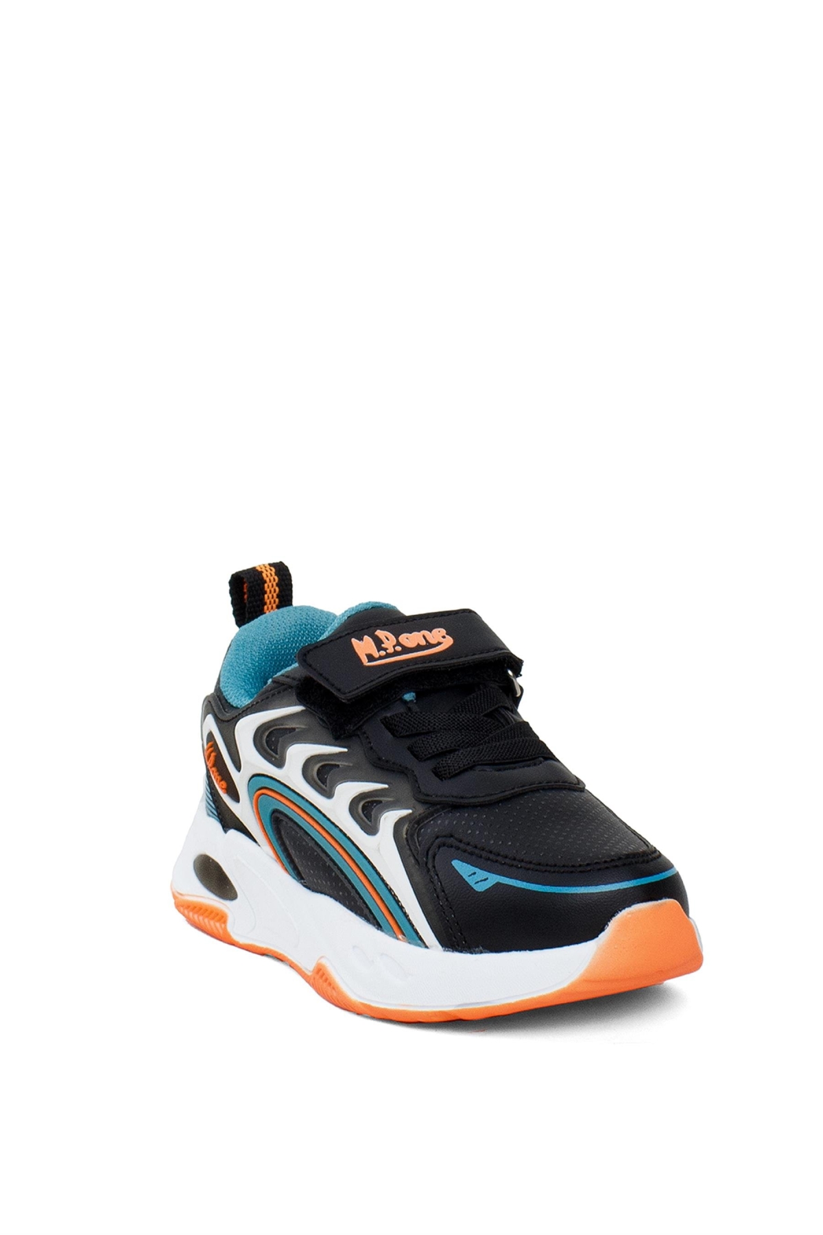 242-3357PT Patik Erkek Çocuk Sports Casual Ayakkabı Siyah - Mavi - Görsel 3