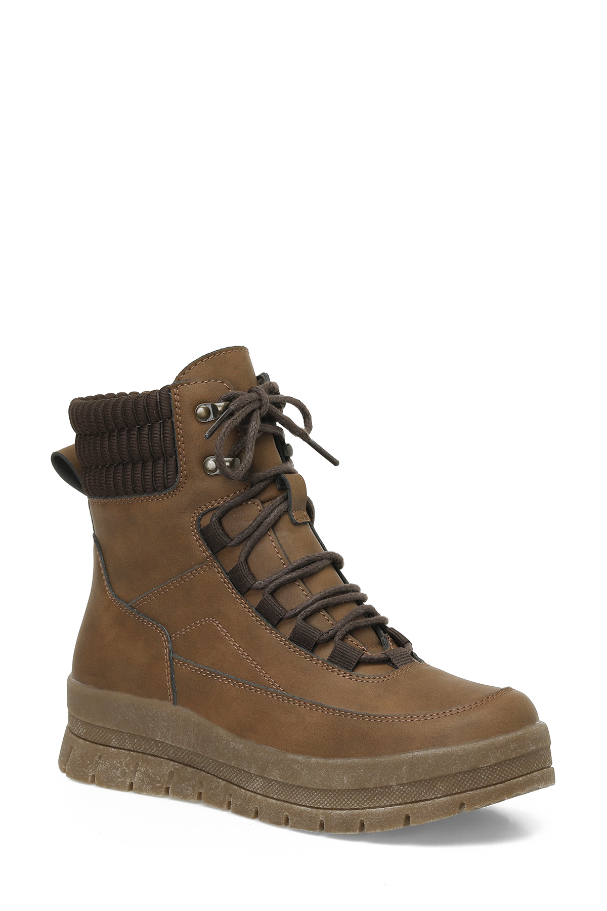 Polaris 324623N.Z 4PR Taba Kadın Kar Botu - Görsel 3