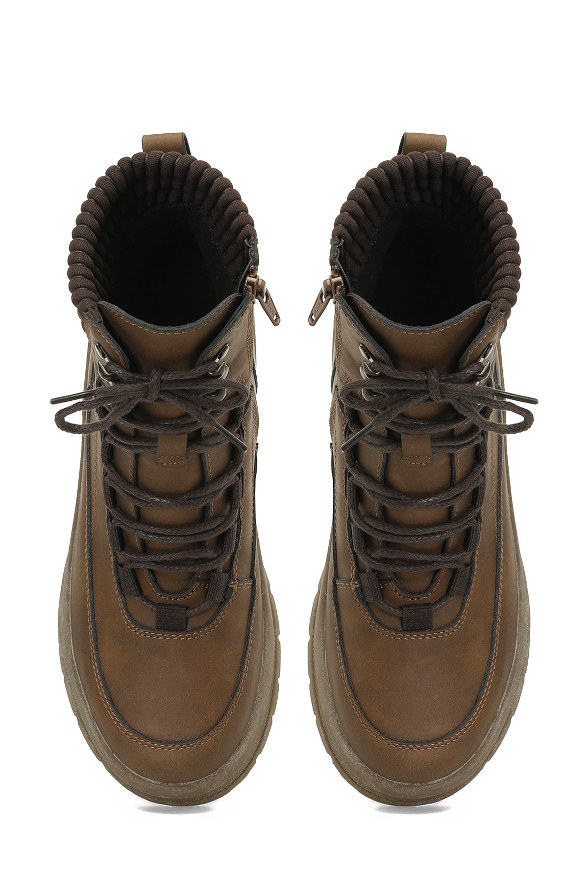 Polaris 324623N.Z 4PR Taba Kadın Kar Botu - Görsel 5