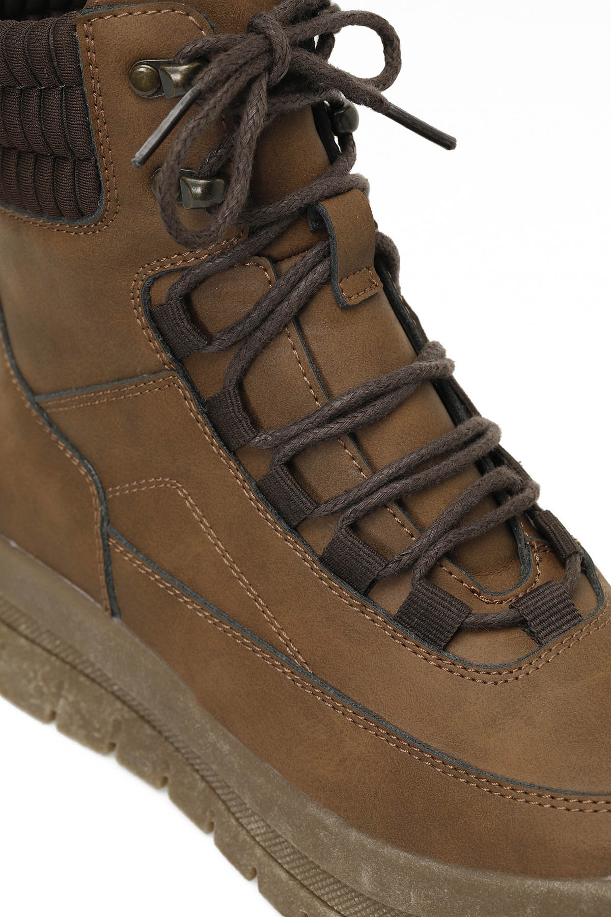 Polaris 324623N.Z 4PR Taba Kadın Kar Botu - Görsel 8