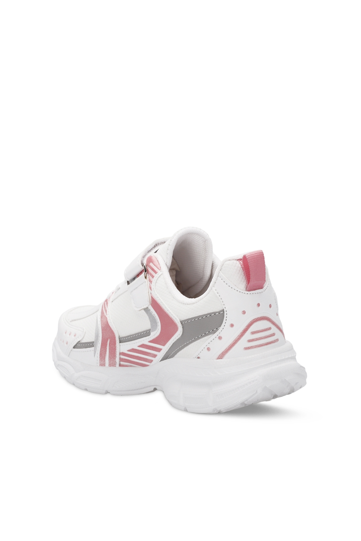 KENDALL Unisex Çocuk Sneaker Ayakkabı Beyaz / Pembe - Görsel 4