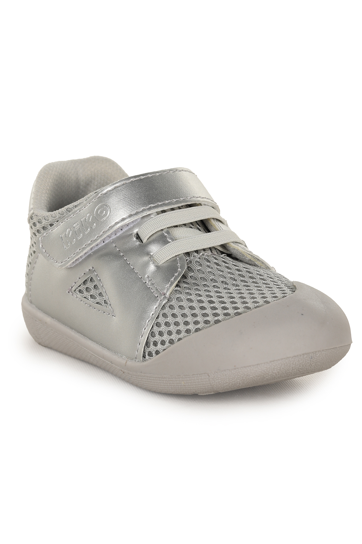 Puppies Cırtlı Erkek Bebek İlk Adım Panduf Ayakkabı Gri - Görsel 7