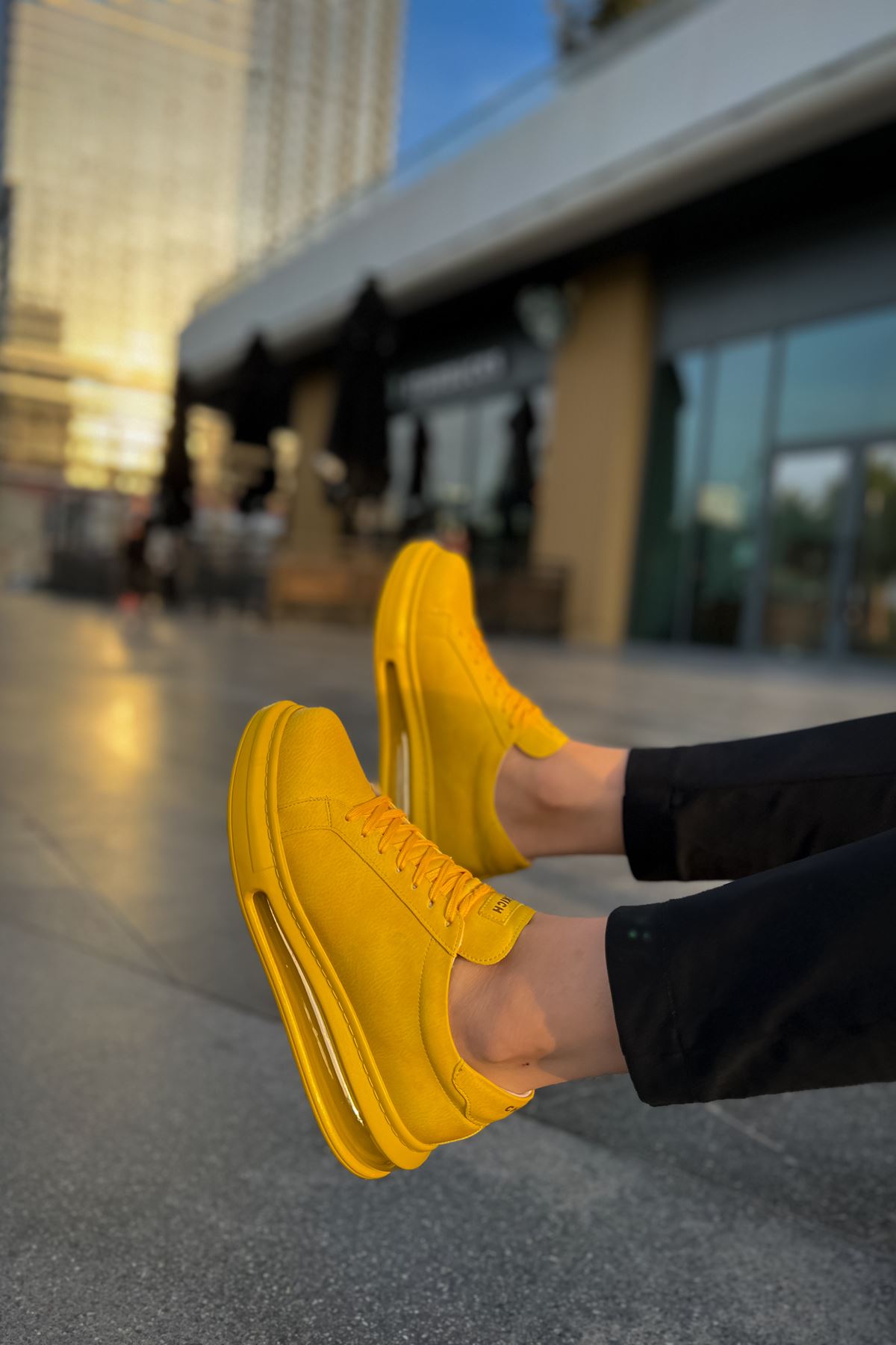 CH271 CRT Ariaso Erkek Ayakkabı SARI - Görsel 5