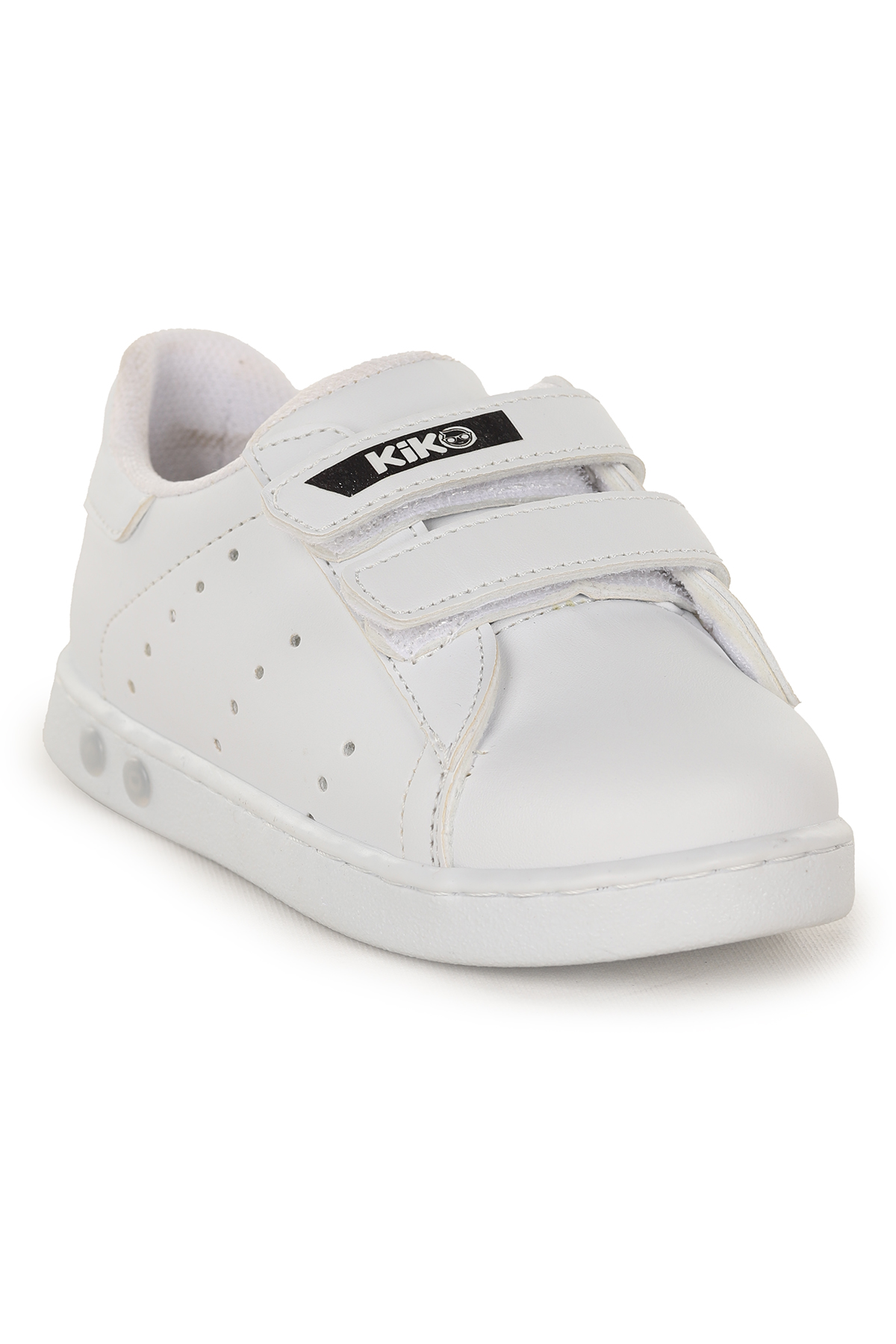 Royzo Cırtlı Işıklı Erkek Bebek Spor Ayakkabı Beyaz - Görsel 7