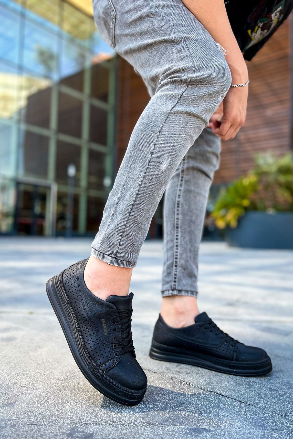 CH043 CST Cowien Erkek Ayakkabi SIYAH - Görsel 5