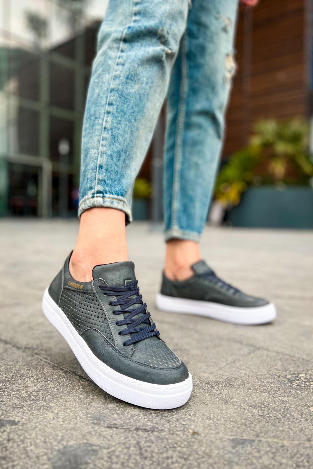 CH015 CBT First Edition Erkek Ayakkabı ANTRASIT - Görsel 3