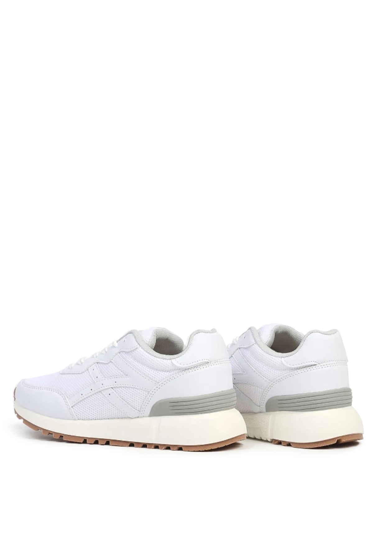 30984 Kadın Sneaker Ayakkabı 4K Beyaz - Görsel 4