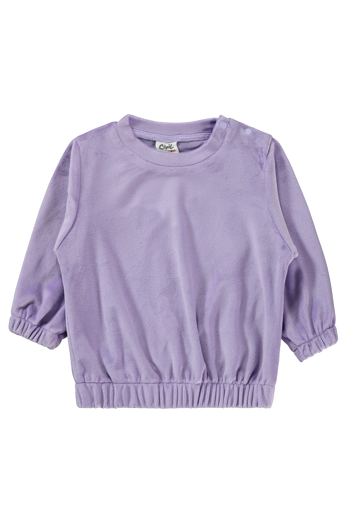 Kız Bebek Sweatshirt 6-18 Ay Lila