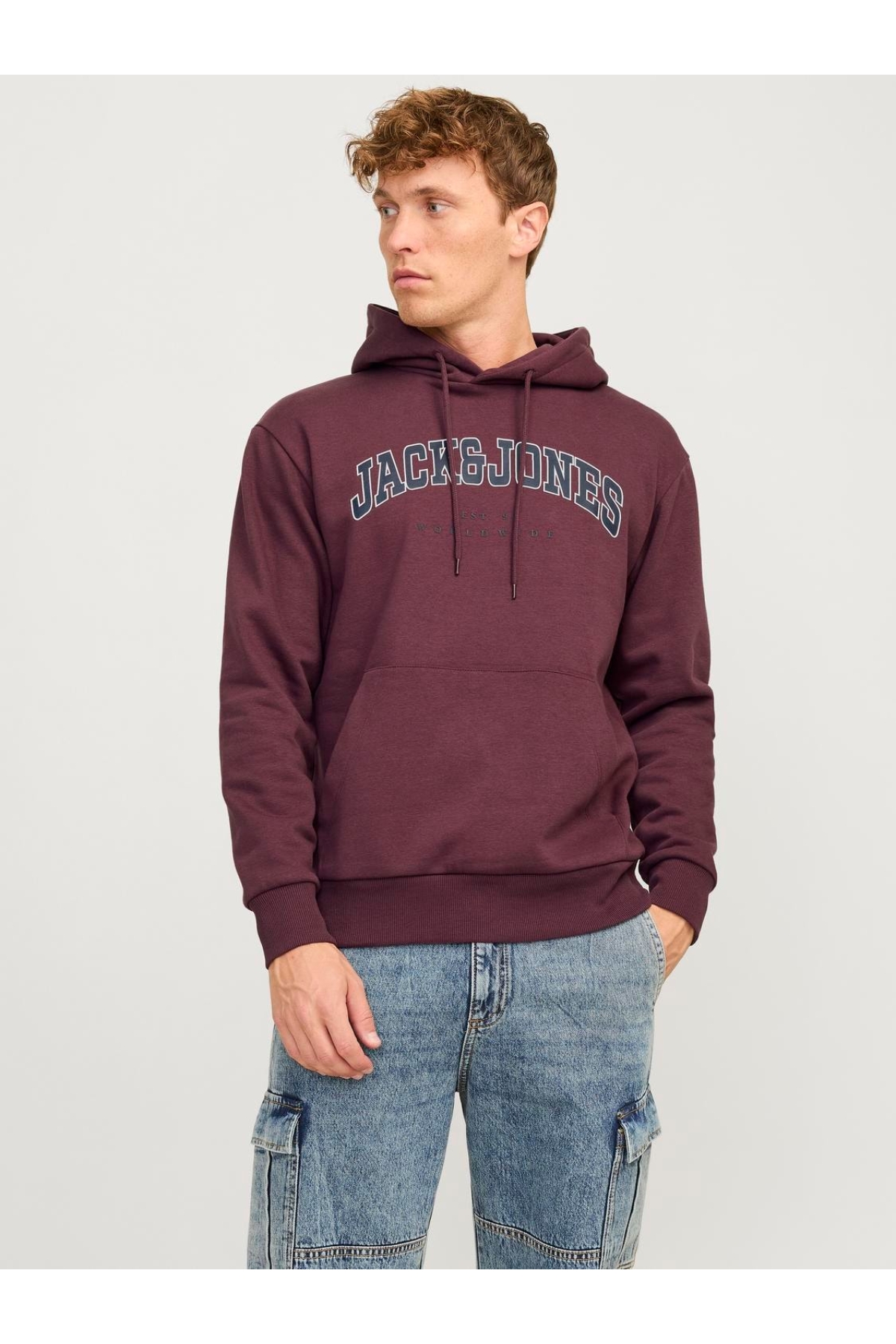 Jjecaleb Varsity Erkek Sweatshirt