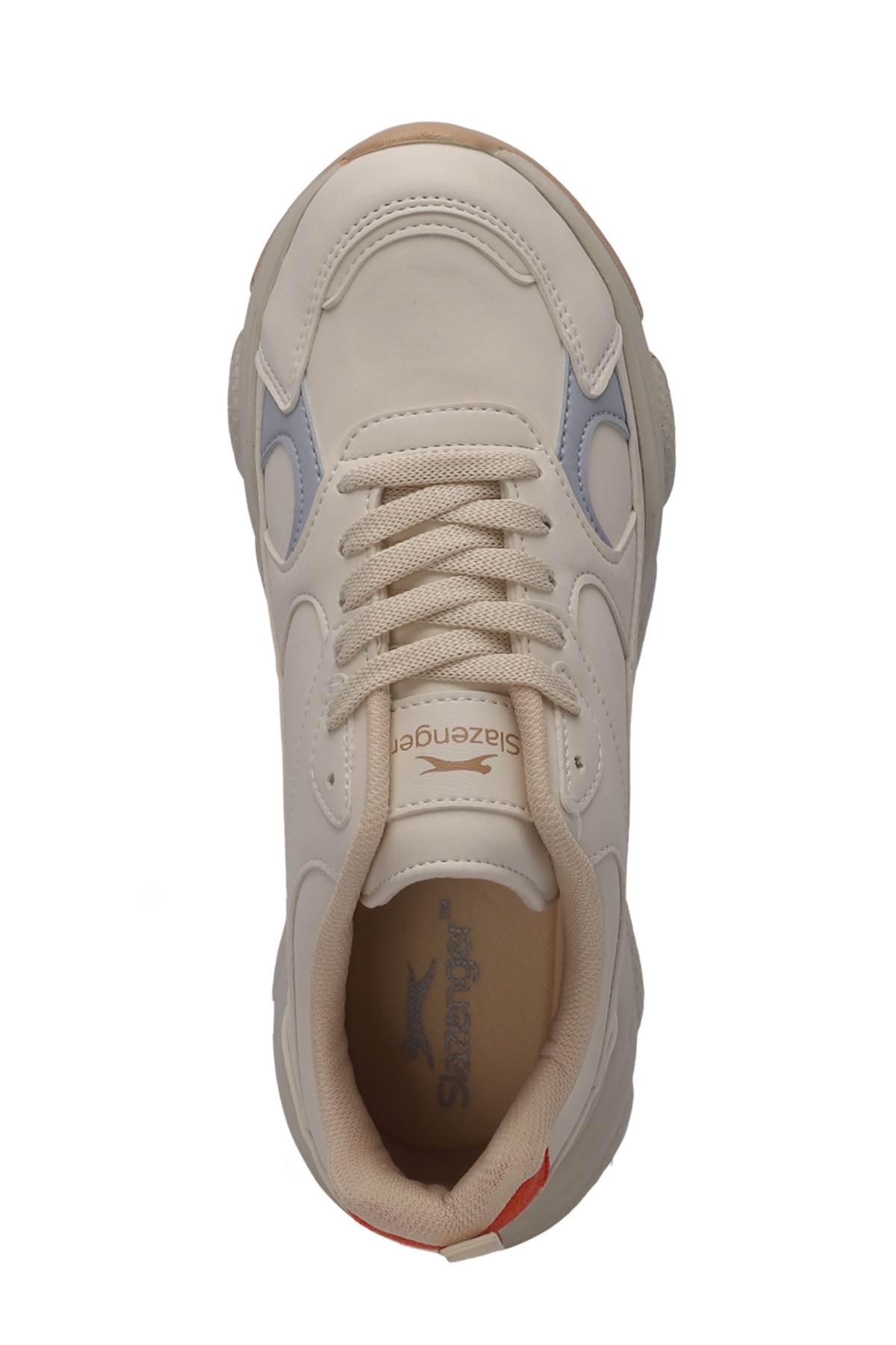 ZUSA Kadın Sneaker Ayakkabı Bej / Kahve - Görsel 6