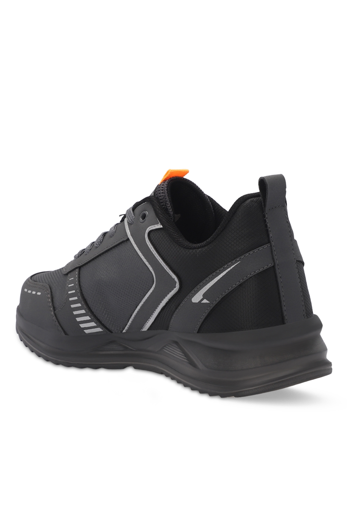 GOLDEN I Kadın Sneaker Ayakkabı Koyu Gri - Görsel 4