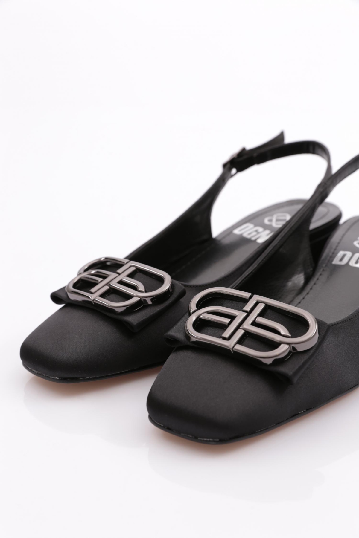 Y335 Kadin Arkasi Açik Topuklu Ayakkabi - Görsel 5