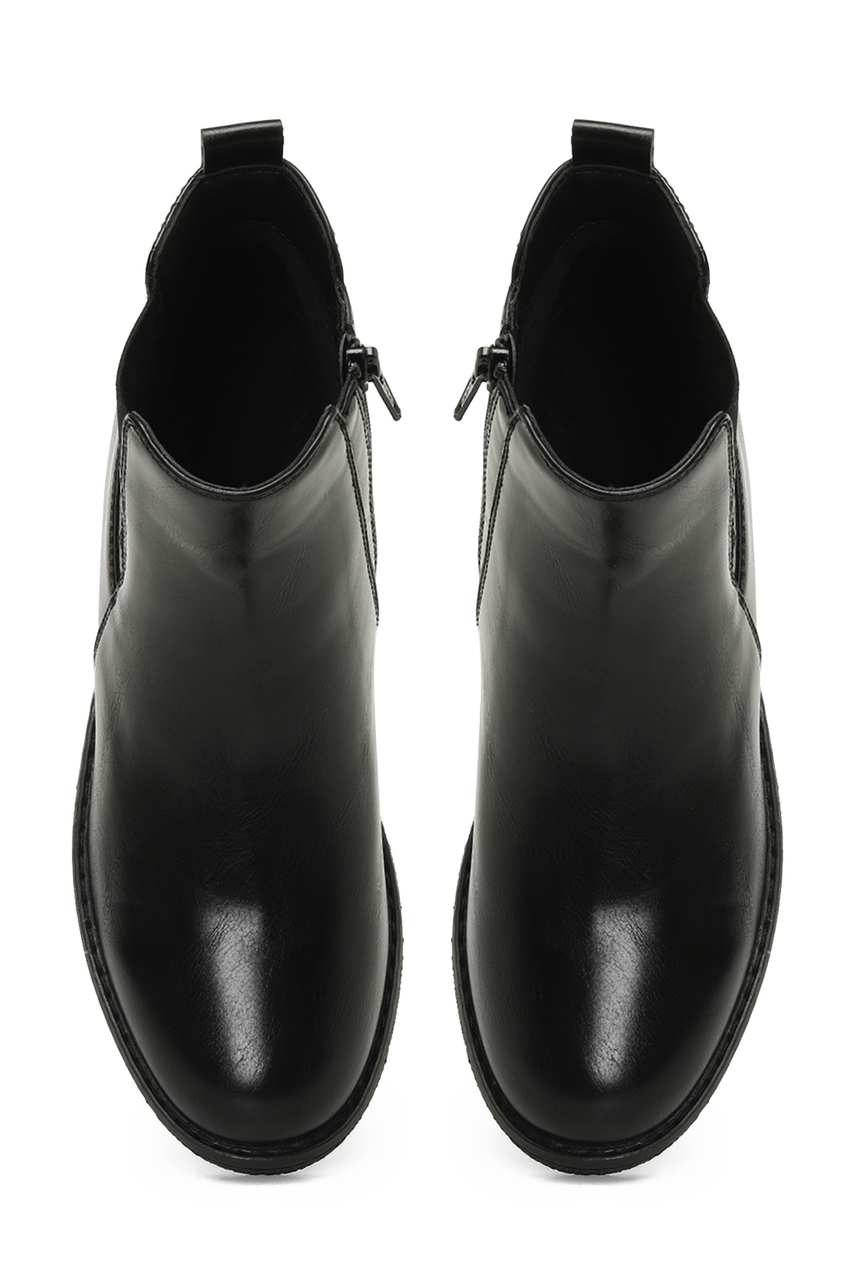 Polaris 166607.Z4PR Siyah Kadın Dolgu Topuk Bot - Görsel 5