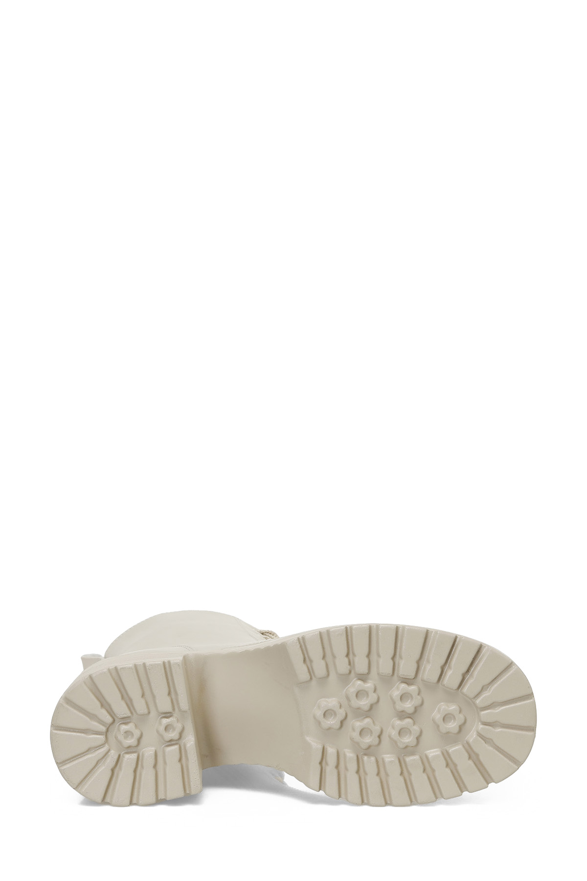 TRX24K-683 4PR Bej Kadın Topuklu Bot - Görsel 7