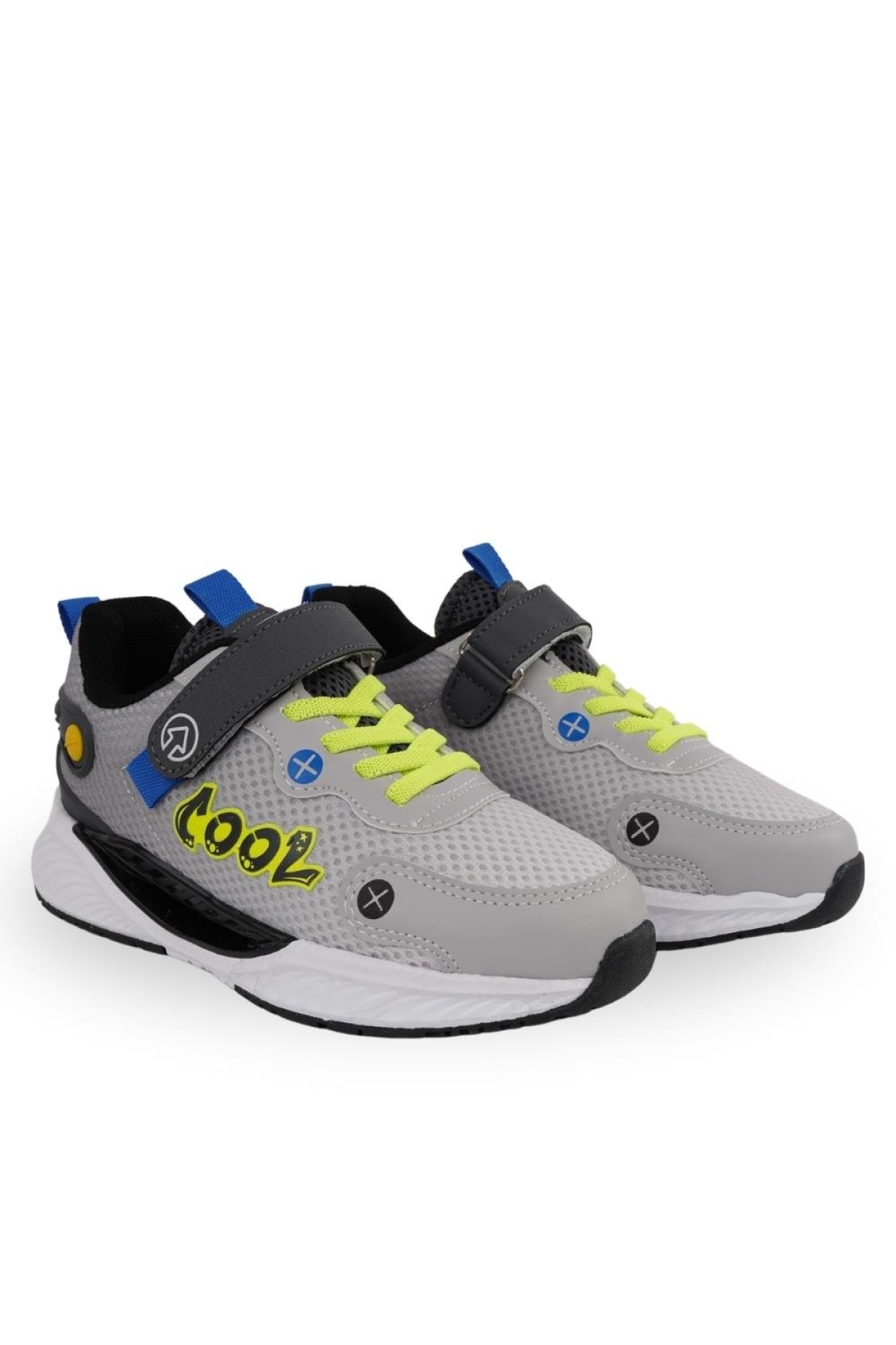 Elvis Flt Gri Erkek Çocuk Spor Ayakkabı - Görsel 4