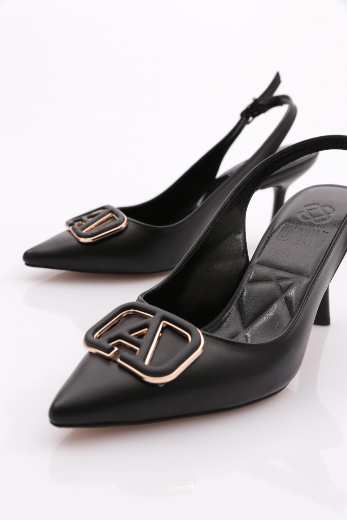4155 Kadin Topuklu Ayakkabi - Görsel 5
