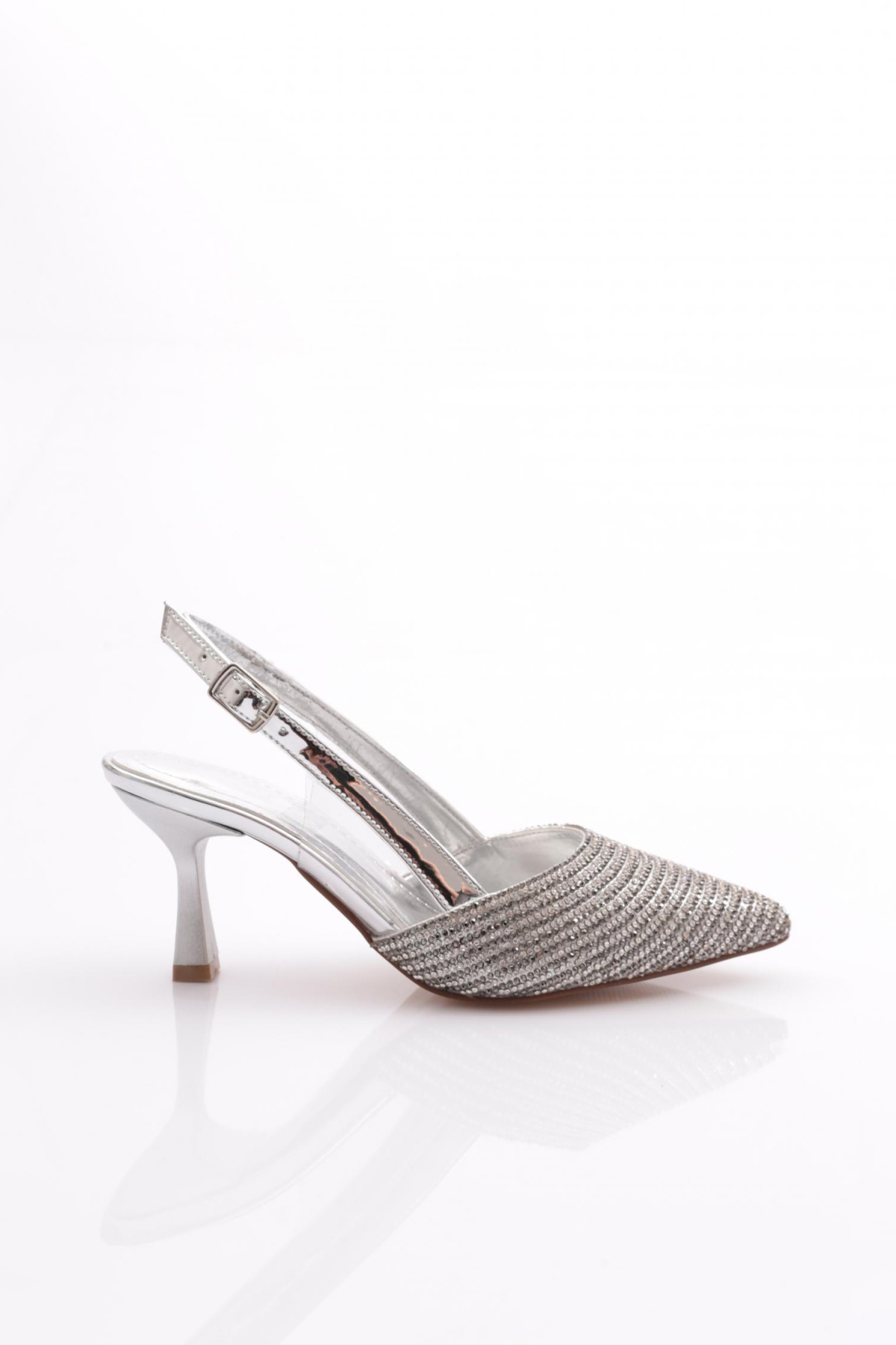 K961 Kadin Önü Kapali Abiye Ayakkabi - Görsel 2