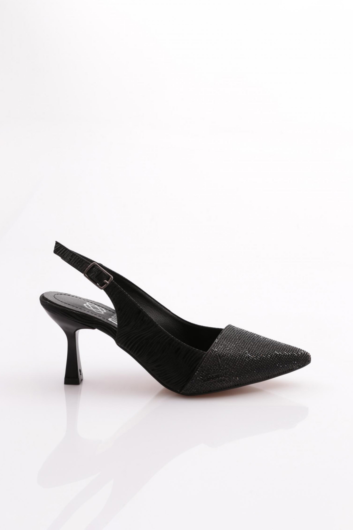 K829 Kadin Topuklu Abiye Ayakkabi - Görsel 2