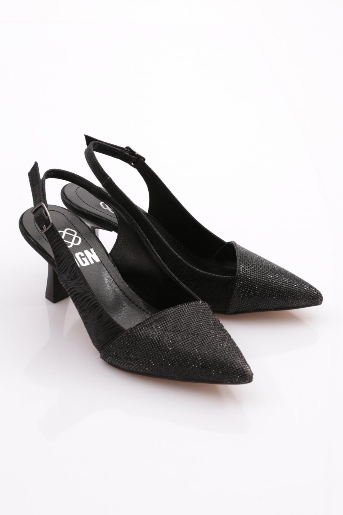 K829 Kadin Topuklu Abiye Ayakkabi - Görsel 3