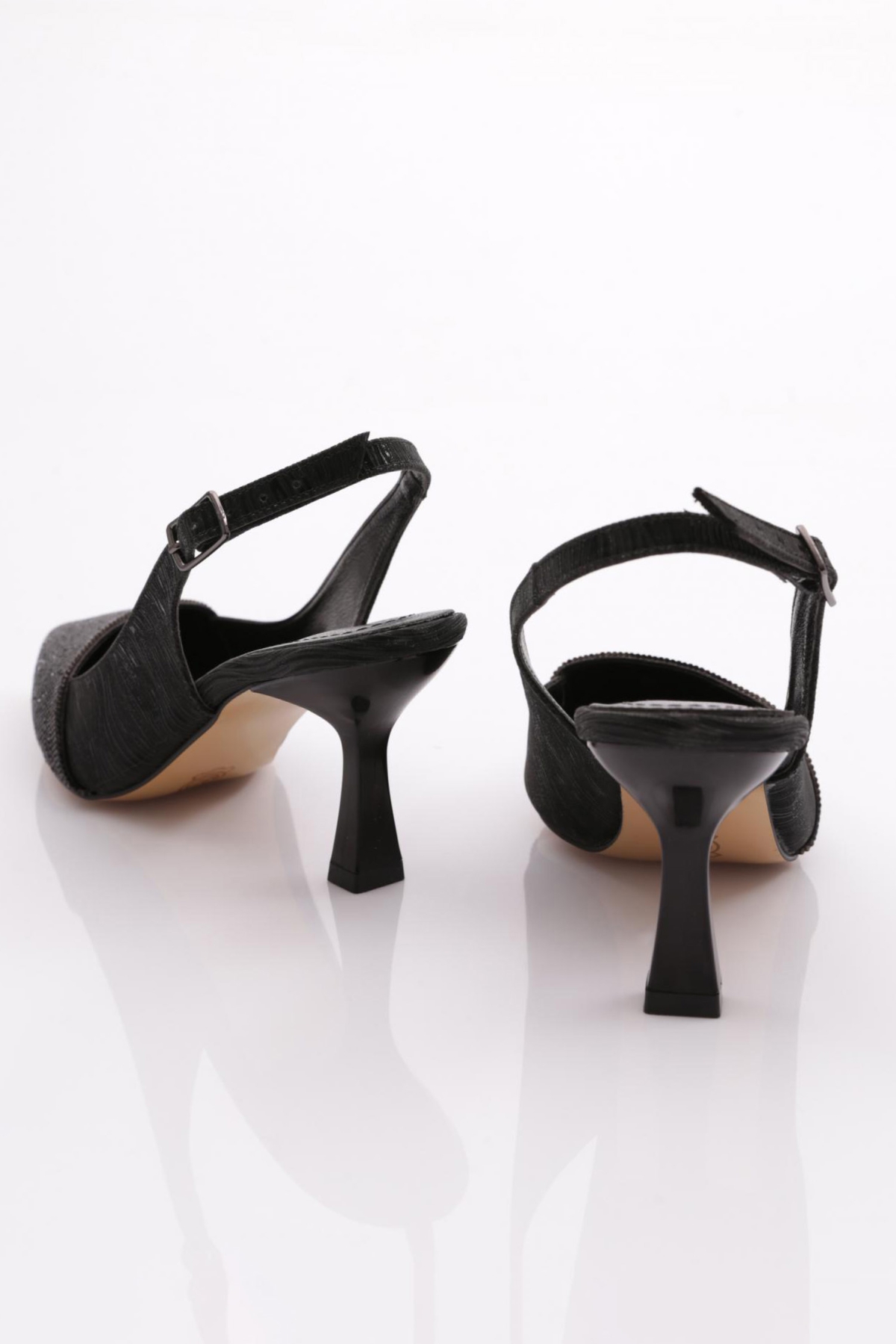 K829 Kadin Topuklu Abiye Ayakkabi - Görsel 4