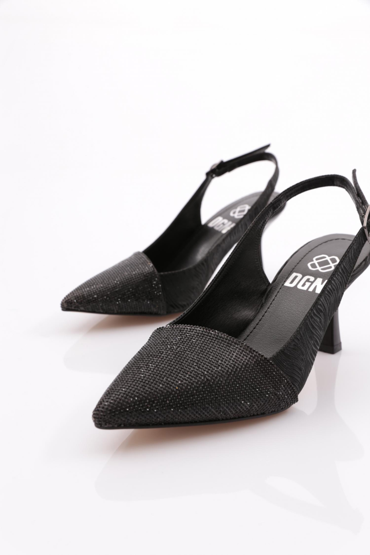 K829 Kadin Topuklu Abiye Ayakkabi - Görsel 5