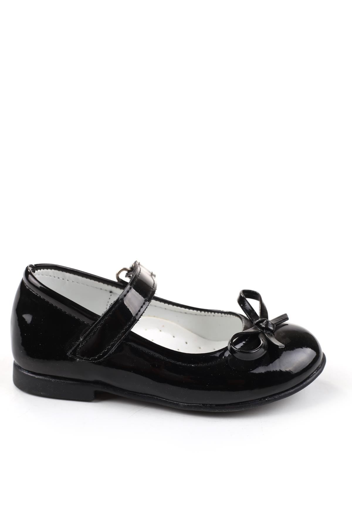 Ortaç-2079 Kız Bebek Balerin Rugan Babet Ayakkabı - Görsel 2