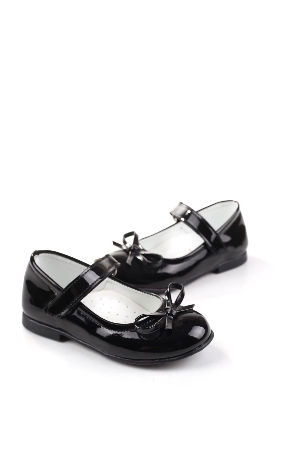 Ortaç-2079 Kız Bebek Balerin Rugan Babet Ayakkabı - Görsel 3