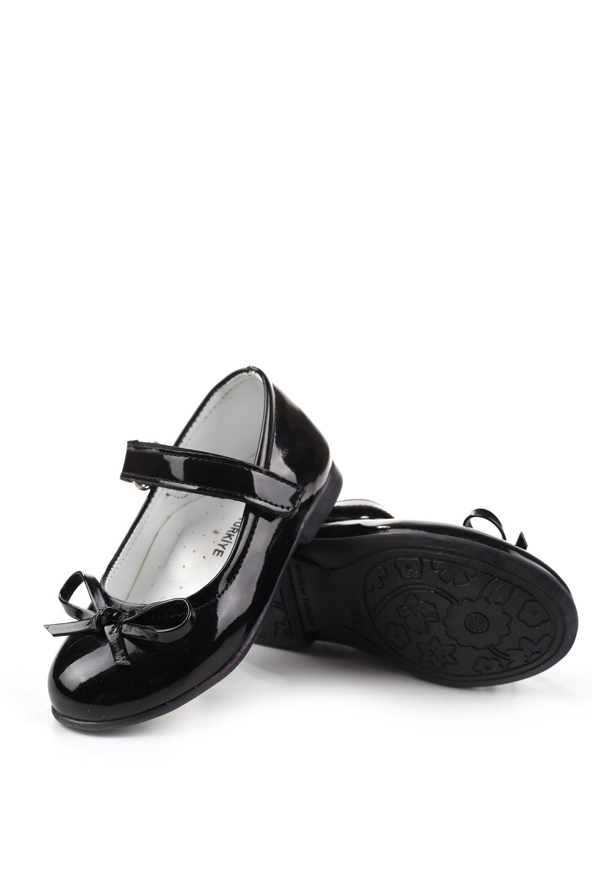 Ortaç-2079 Kız Bebek Balerin Rugan Babet Ayakkabı - Görsel 7