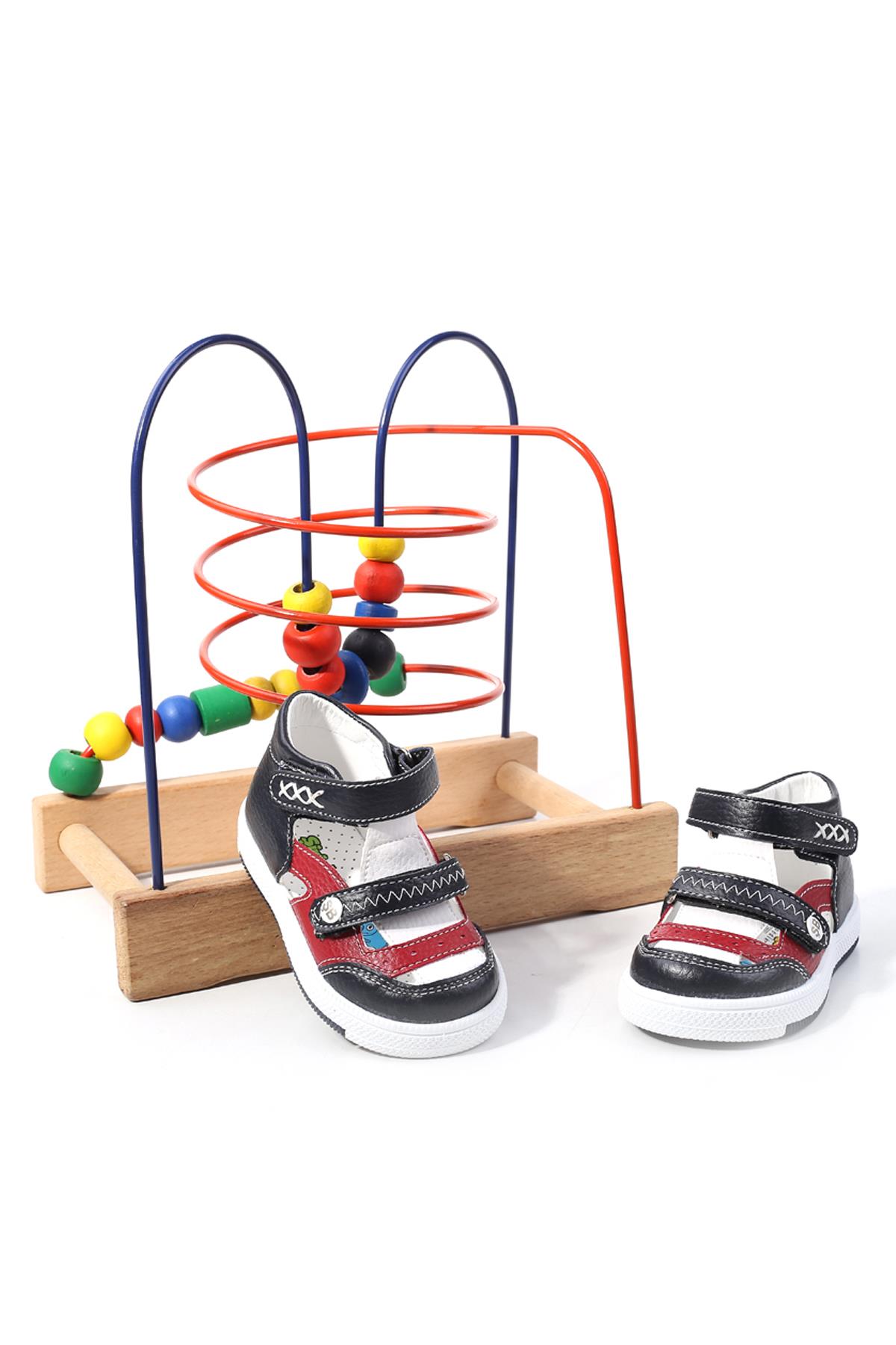 Şirin Bebe 1715 Erkek Bebek Ortopedik Ayakkabı Sandalet - Görsel 4